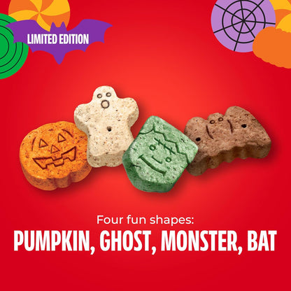 Milk-Bone Spooky Biscuits, Halloween Dog Treats, 24 Oz. Pail