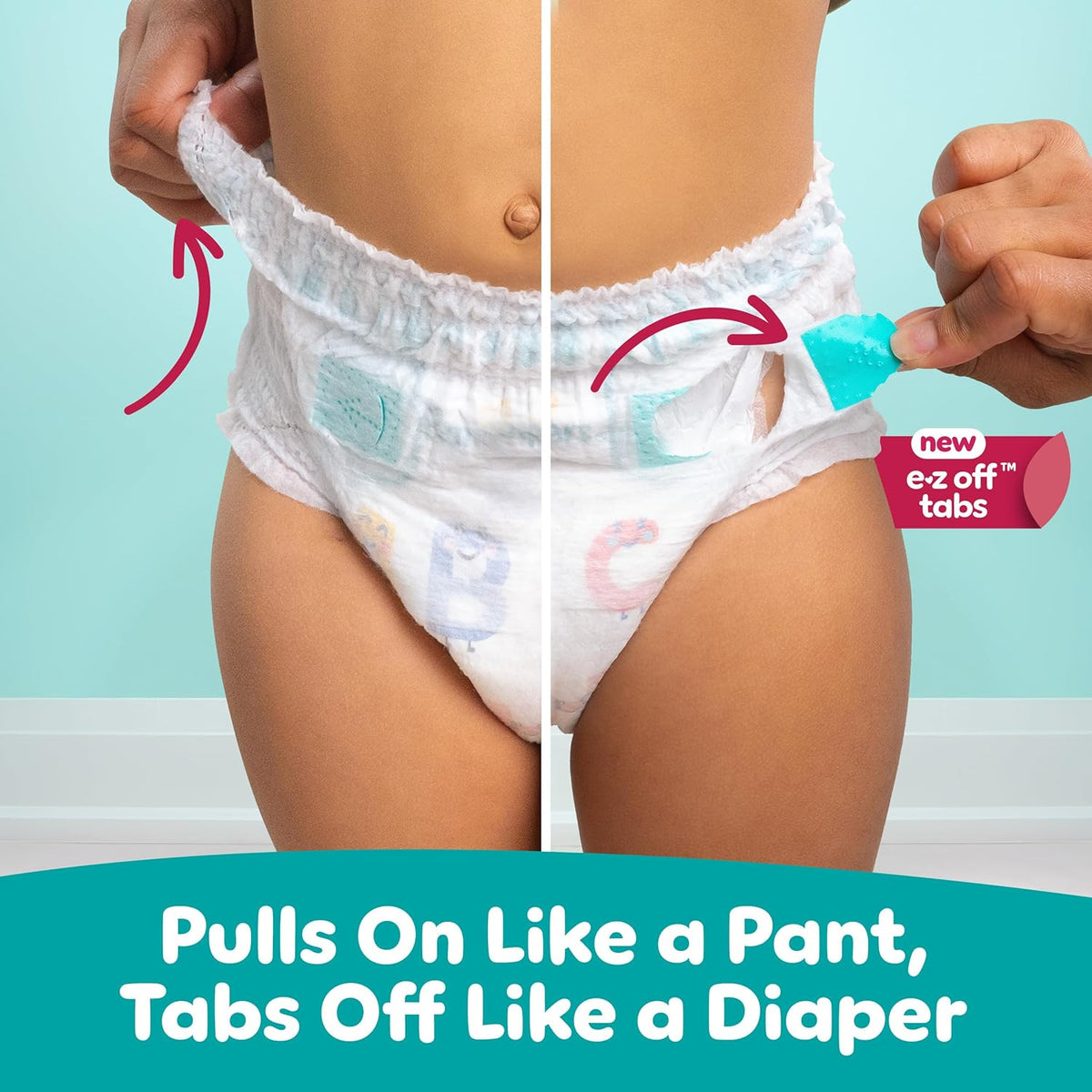 Pampers Diapers - Cruisers 360 - Size 5, 128 Count, Babyproof up to 100% Leakproof Pull-On Diaper